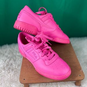 Fila Hot Pink Athletic Shoes